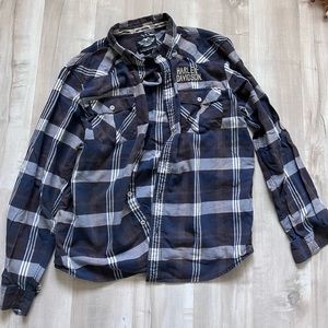 HARLEY DAVIDSON OVERSIZED FLANNEL